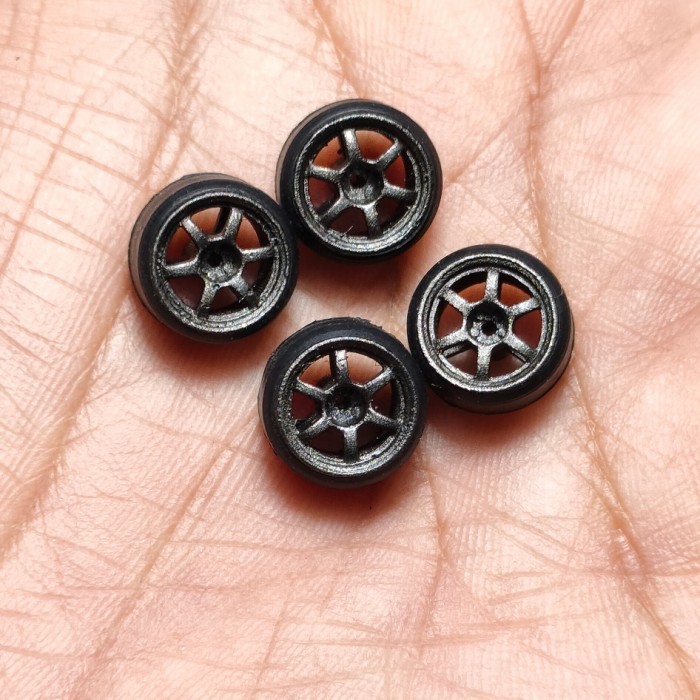 Ban Karet diecast Sakura Model Advan RG Reborn - Dark Grey