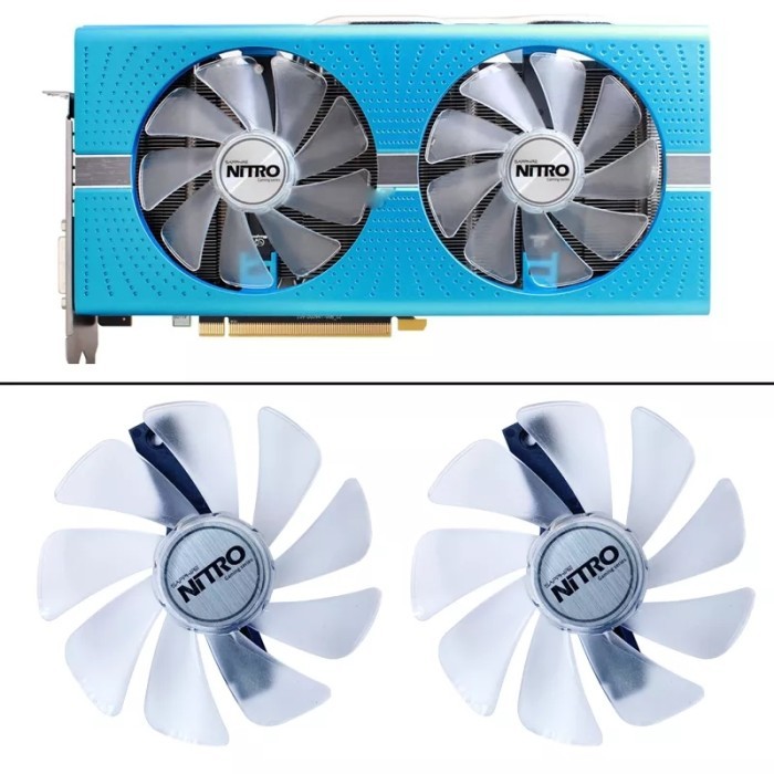 [BEST] fan vga Sapphire Nitro 95mm RX 580 570 480 470 LED Special Edition