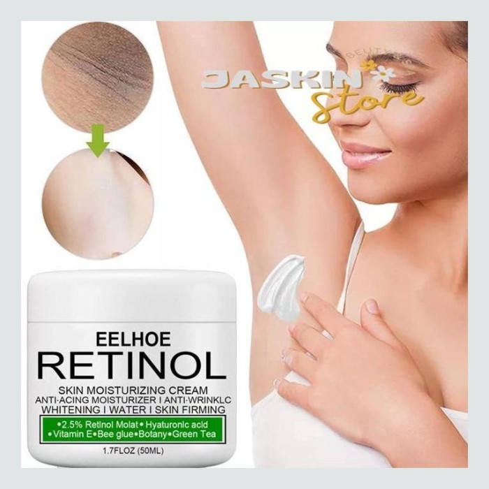 READY EELHOE Retinol Underarm Cream Body Whitening Armpit Brightening - Retinol 60ml