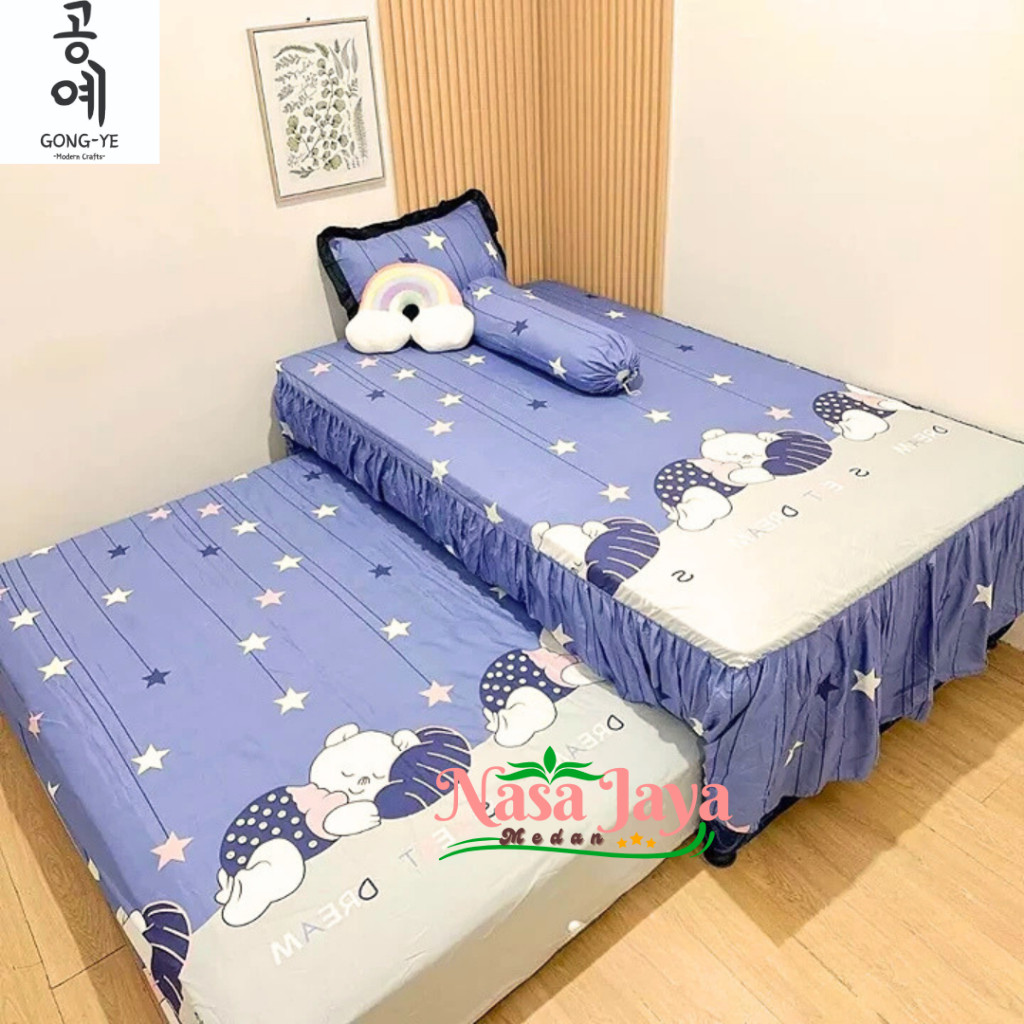 MODIFIKASI SPREI SIZE 2 IN 1 BAHAN Katun CVC Nikita/Kahatex