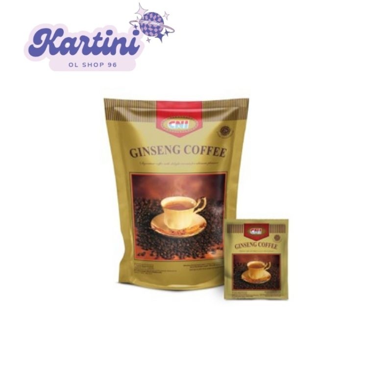 

CNI Ginseng Coffee isi 20sachet / Kopi Ginseng CNI isi 20sachet