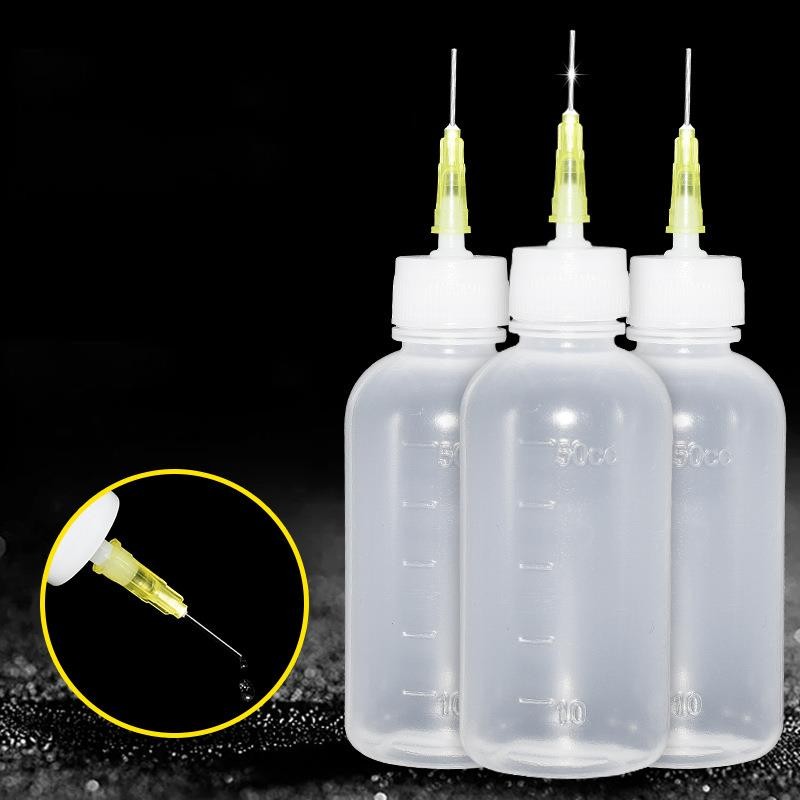 

Needle Tip Glue Bottle for Epoxy Resin Mold Small Gaps Coloring Plastic Squeeze Bottles With Syringe Needle Tip DIY Crafts Tools