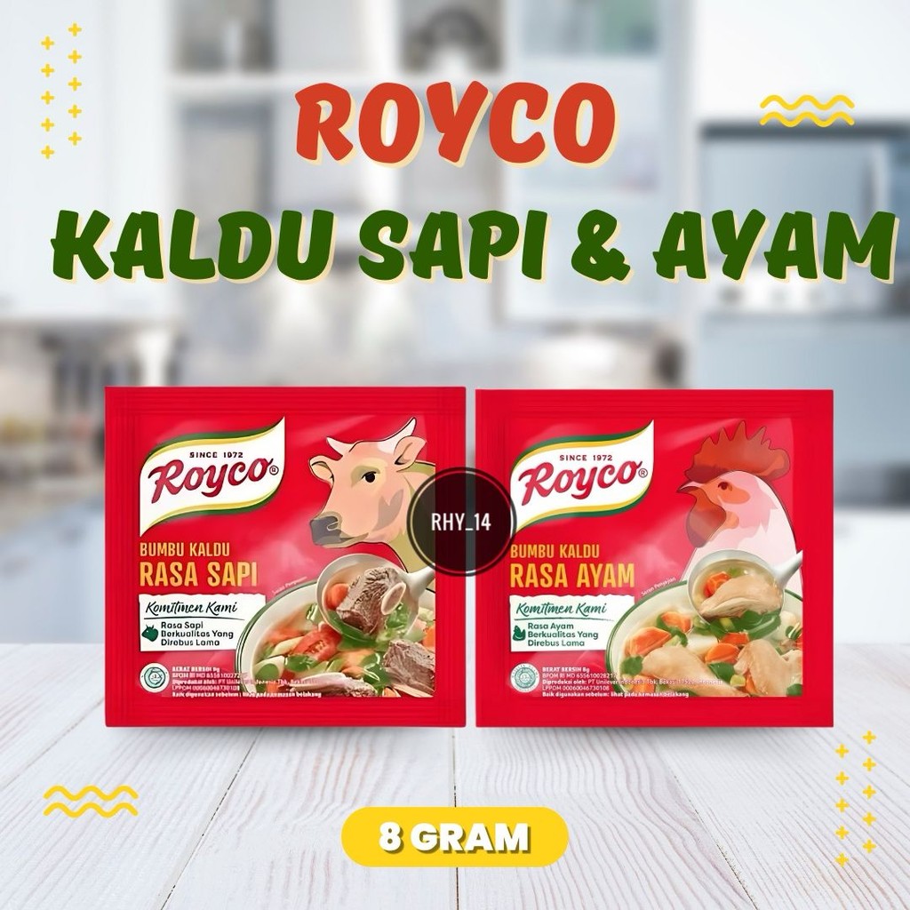 

1 Pcs Royco Kaldu Ayam Sapi Penyedap / Bumbu Penyedap