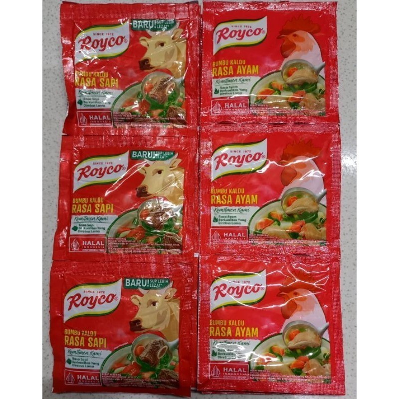 

BNS - ROYCO RENTENG ISI 12 SACHET AYAM&SAPI - CBY