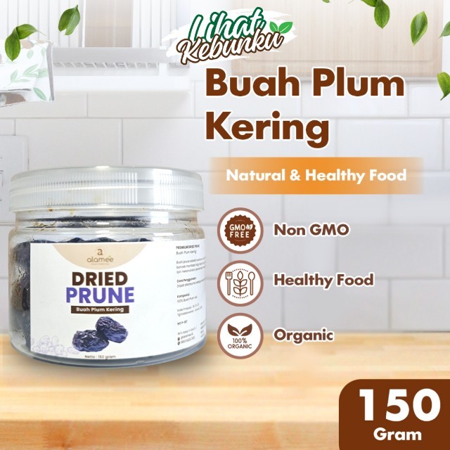 

ALAMEE Dried Prune Plum Kering Cemilan Buah Fruit Prunes 150gr LIHAT KEBUNKU