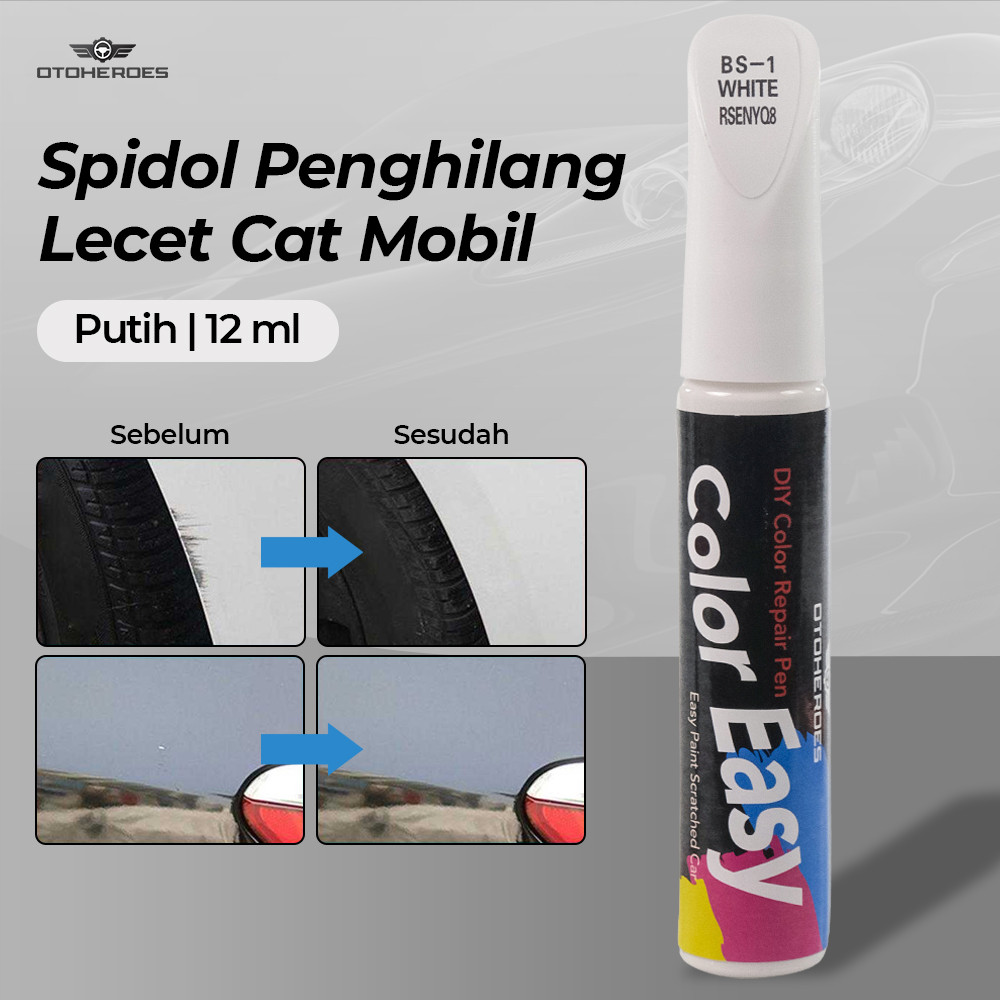 

OTOHEROES ColorEasy Cat Penghilang Baret Mobil Scratch Paint 12ml - BS-1 / CH-015 / YS-312 / HOS-25