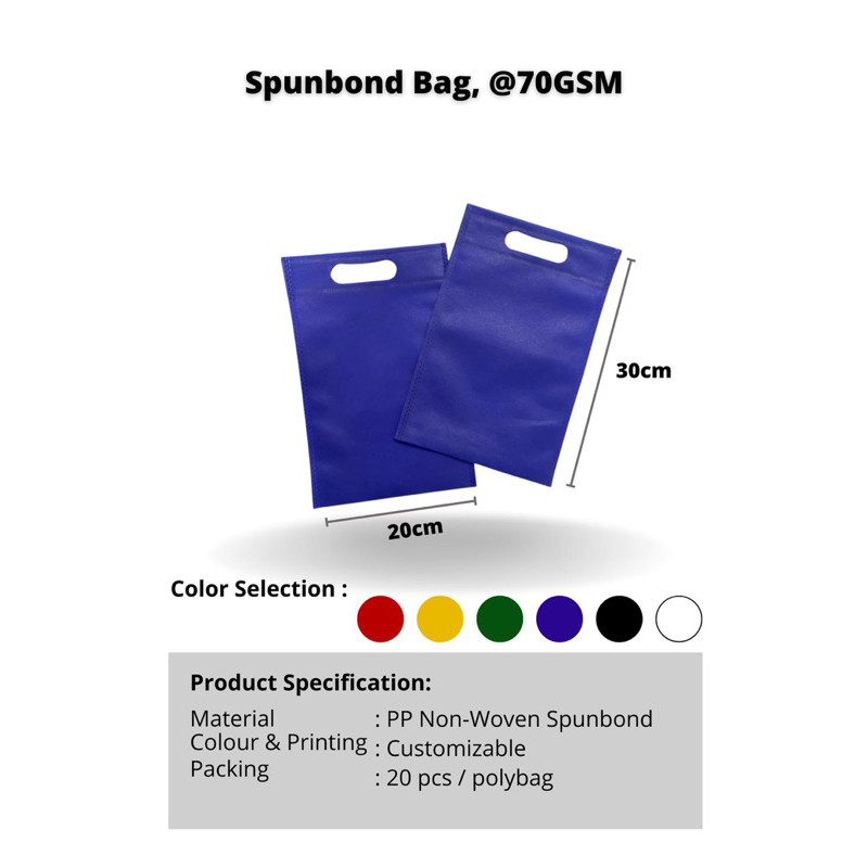 

[LF] tas spundbond pres oval | tas souvenir goodie bag | tas souvenir pres | tas undangan oval (12bj)