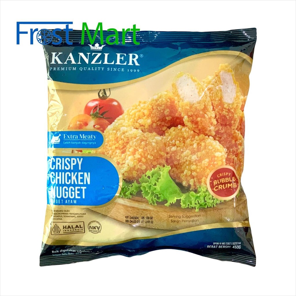 

Kanzler Crispy Chicken Nugget 450Gr