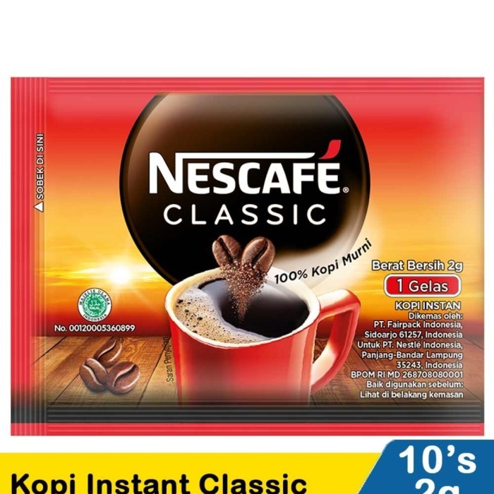 

Nescafe classic isi 10 sachet