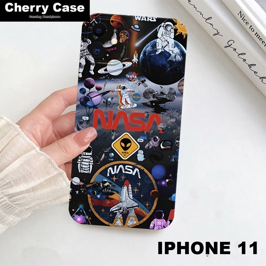 AC40/SOFTCASE PROCAMERA IPHONE 11 DAN ALL TYPE  MOTIF NASA/SOFCASE /SOFT CASE/SILICON/SILIKON/PRO CA