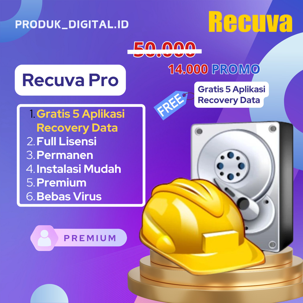 Recuva Pro File Data Recovery Terbaru Full Version Lifetime
