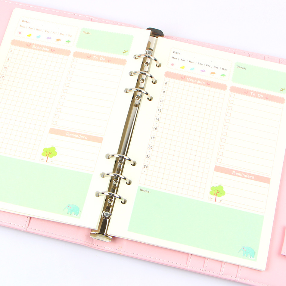 

Summer Cute Series Notebook Filler Papers A5/A6 Color Inner Core Planner Inside Page gift Stationery