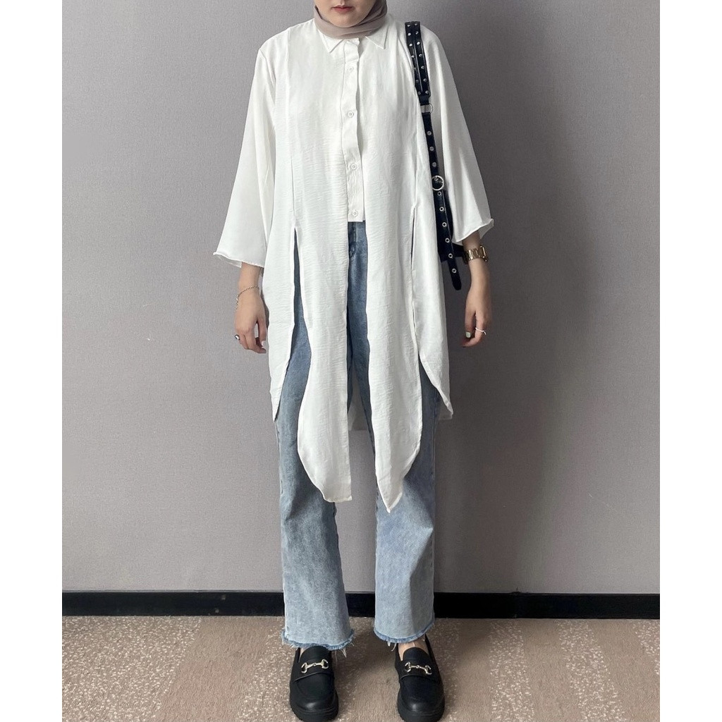 RIRA TUNIK BLOUSE CRINCLE AIRFOW