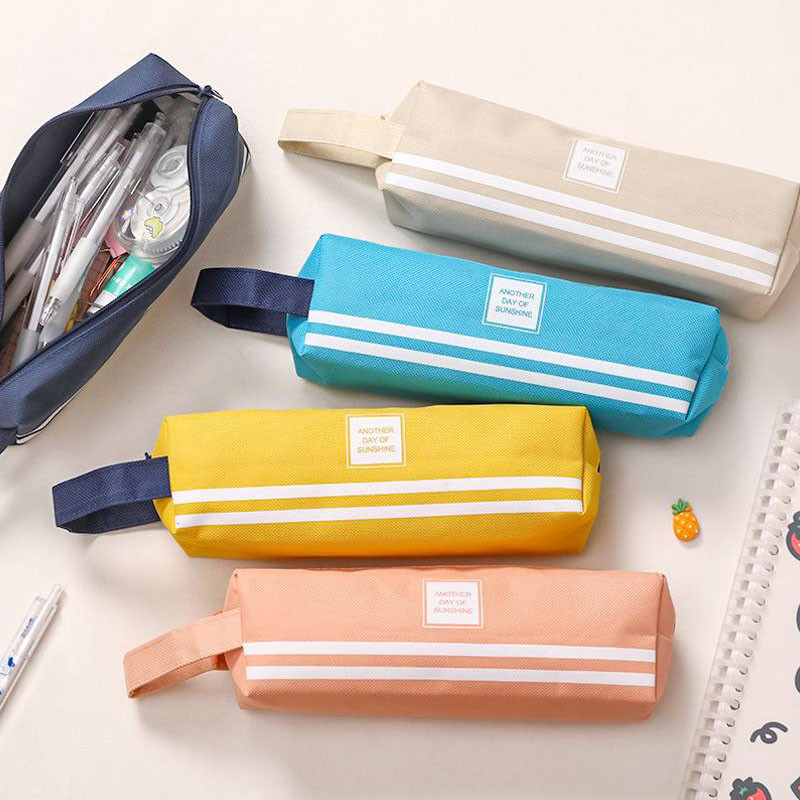 

Kotak Pensil Kain Portabel Sederhana / Penyimpanan Alat Tulis Tas Pensil Kreatif