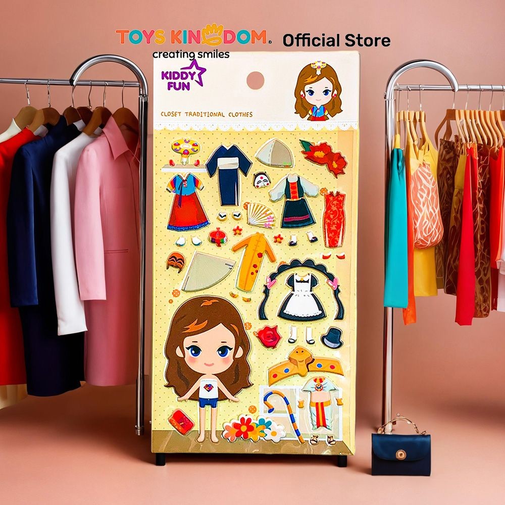 

Toys Kingdom Kiddy Fun Funny Stiker Closet Traditional Clothes - Mix Stiker Dekoratif Lucu Cute Stickers Deco Sticker Pack Journal Book
