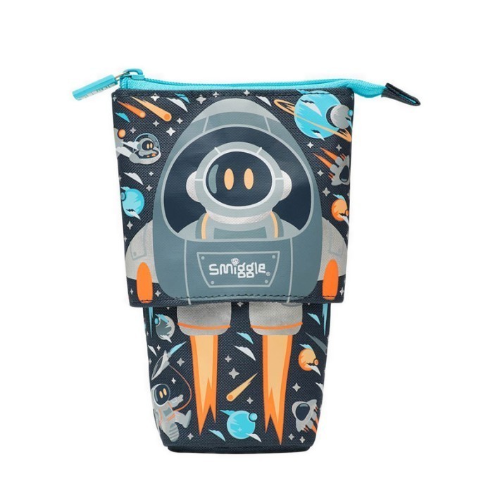 

Smiggle Blast Off Stand N' Slide 2 In 1 Pencil Case - IGL454218GRY