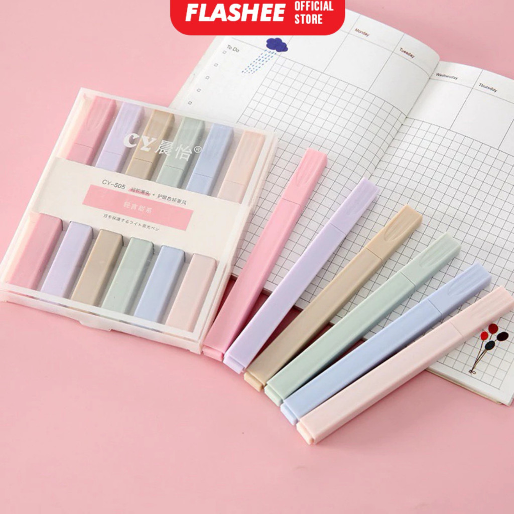 

COD Highlighter Pastel 2 Sisi Marker Dual Double Aestetik Korea 2in1 Sketch Marker Pen Art