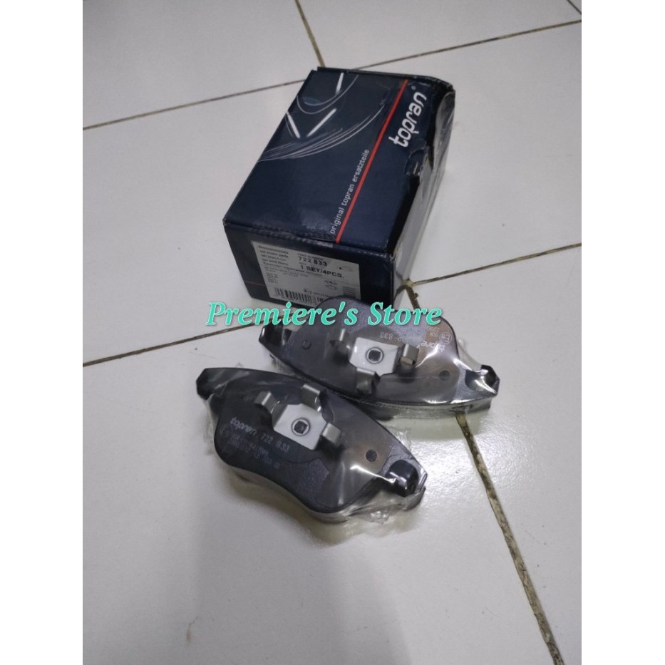 brakepad kampas rem depan peugeot 408 turbo 3008 5008 topran BARU
