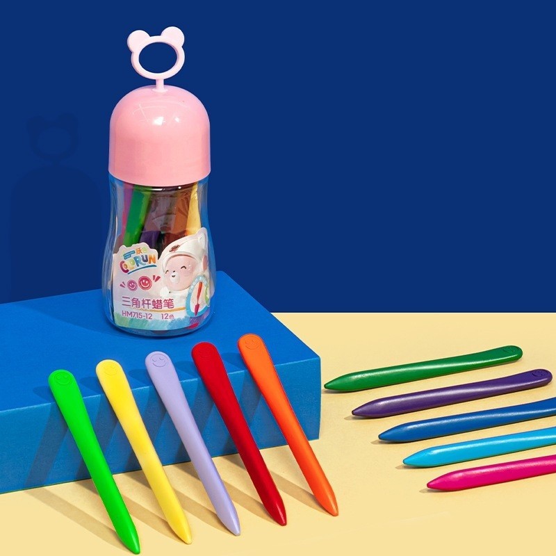 

Set Krayon Dapat Dihapus Erasable Crayon dengan 12 Warna