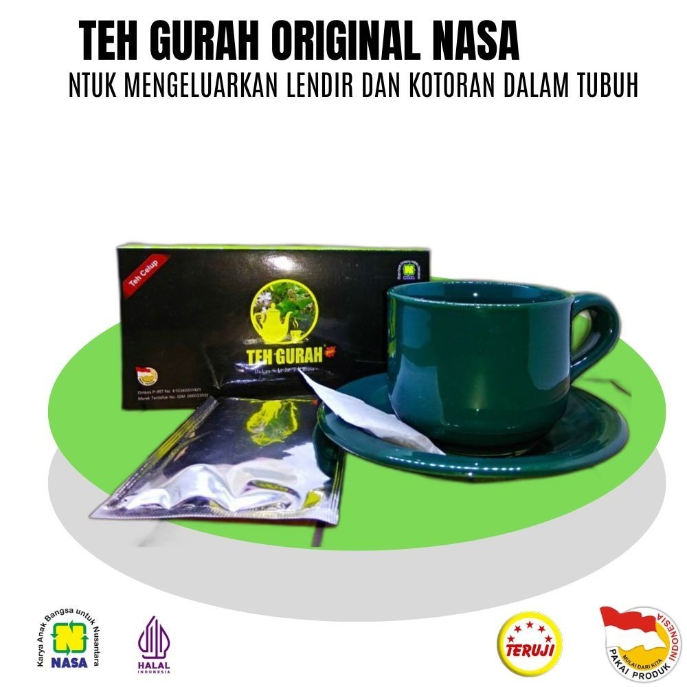 

Teh Gurah Modern Original Nasa/teh untuk mengeluarkan lendir/kotoran/racun/dalam tubuh
