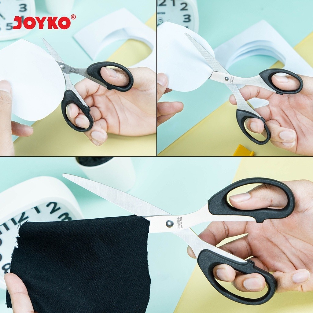 

Gunting Joyko Tajam Ukuran Kecil Sedang Besar Paper Scissors Kertas Menggunting Kertas Penggunting