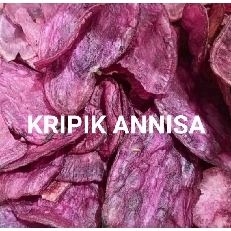 

Kripik ANNISA ubi ungu kripik ketela ungu gurih renyah manis camilan