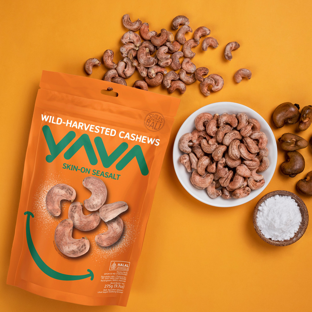 

YAVA Cashew Skin-On SeaSalt 275g (East Bali Cashew)