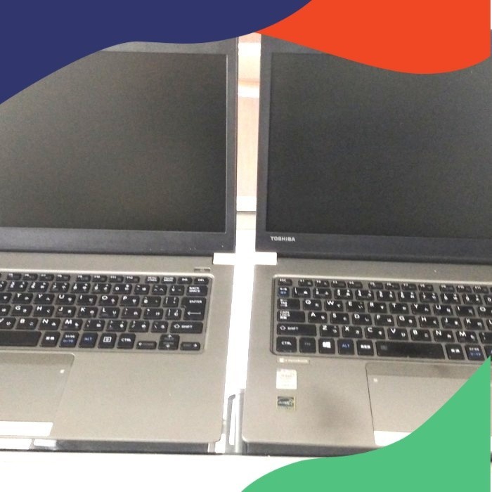 laptop toshiba bekas ultraslim dynabook R63p ssd 128Gb i5 gen6