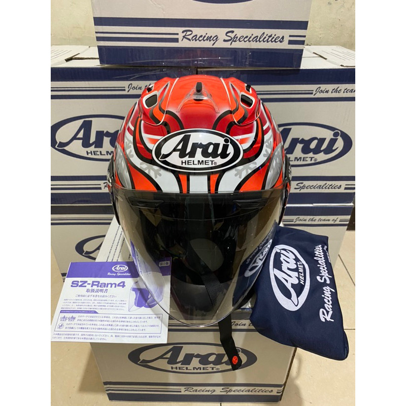 Helm king copy arai motif haga