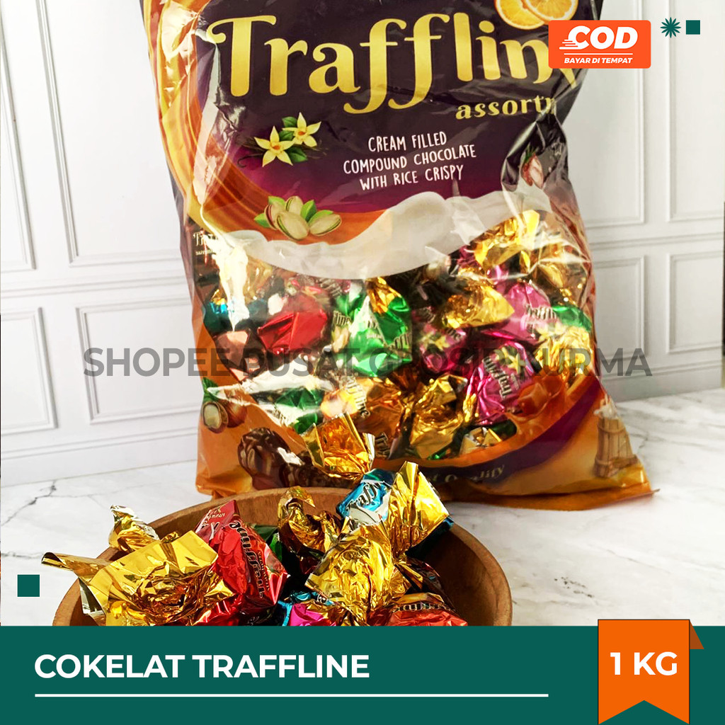 

COKLAT TRAFFLINE MIX 4 RASA ORIGINAL TURKI OLEH OLEH HAJI UMROH 1kg/2kg