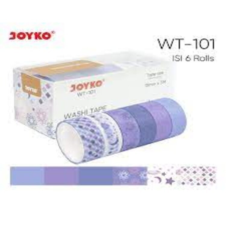 

JOYKO WASHI TAPE WARNA WT-101 SATUAN