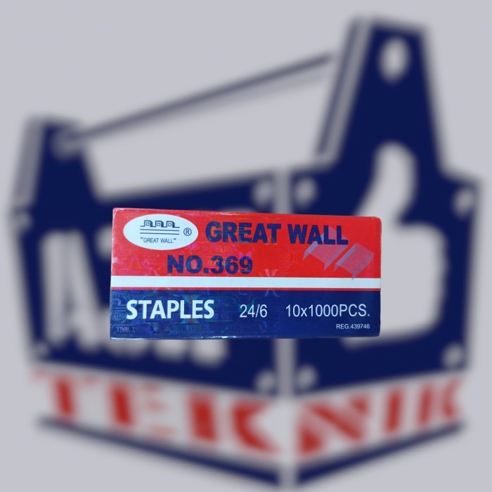 

(COD) Isi Staples besar great wall eceran kotak kecil murah meriah Termurah