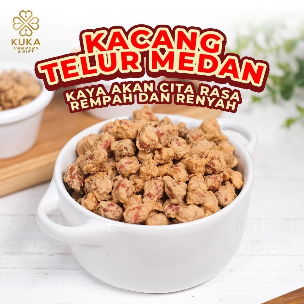 

Kacang Telur Medan Super Satelit Palapa / Peanut Cemilan Snack 300gr