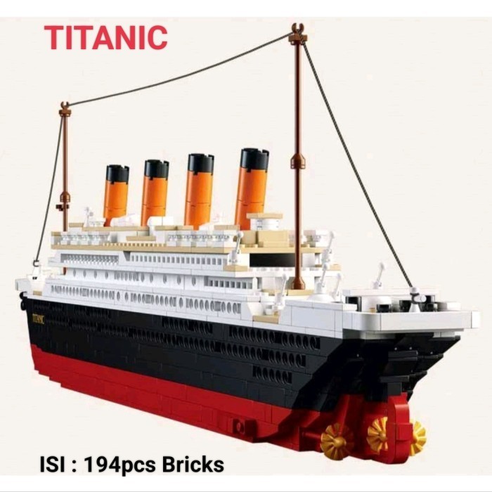 Mainan Edukasi Anak Brick Kapal Titanic