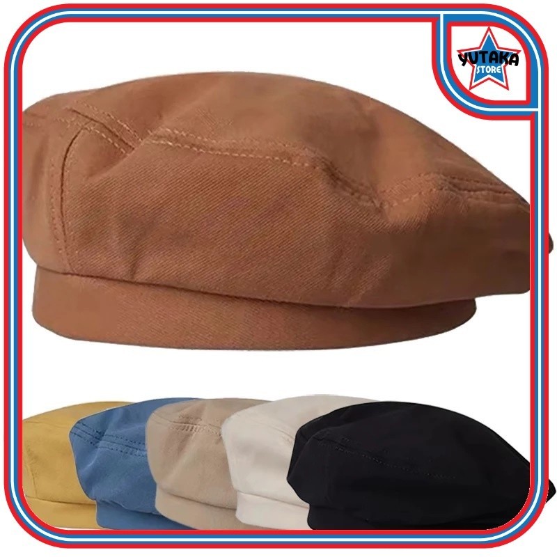 Topi Baret  Topi Wanita  Topi Baret Korea  Topi Cewek Kekinian  Topi Wanita Korea  Topi Aesthetic