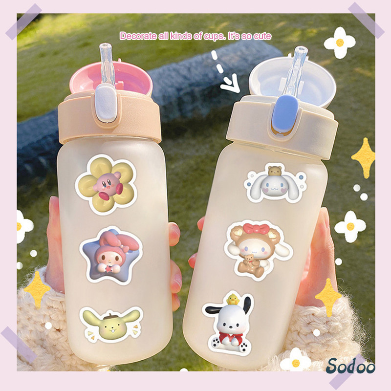 

Stiker Sanrio, Lucu Stiker Kartun 3D Stiker, Tahan Air Gelas Air - SO