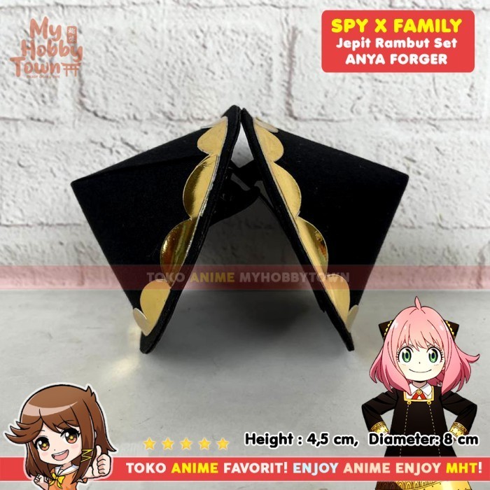Jepit Rambut Anya Forger Kostum Cosplay Property Spy X Family