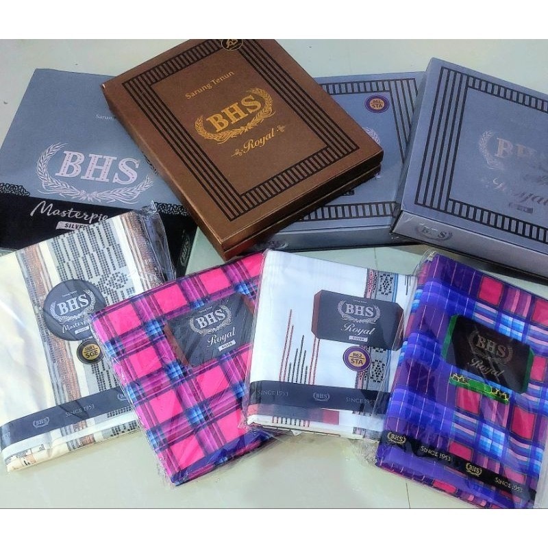 PROMO AWAL BULAN SARUNG BHS ROYAL KBS SUTRA SPUNSILK GOLD/SILVER