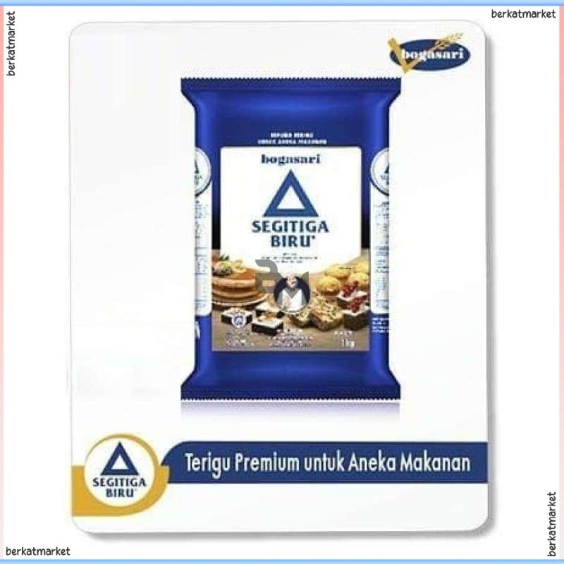 

Tepung Terigu Segitiga Biru Premium Bogasari 1 KG
