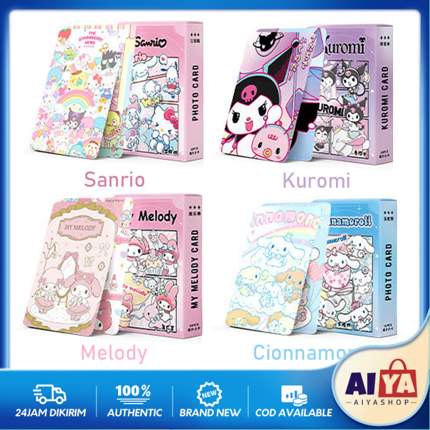 

Mainan Kartu Sanrio Hologram Kuromi Melody Cinnamoroll 1 Box Isi 50 Kartu Free Box