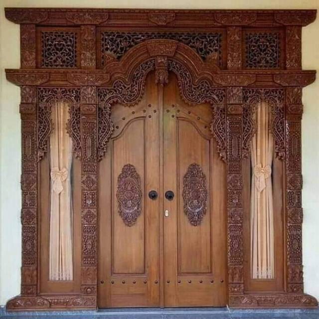 Gebyok Jati Pintu Utama/ Gebyok Pintu/ Gebyok Istimewa/ Gebyok Ukir