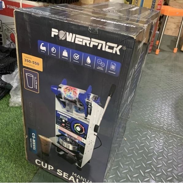 POWERPACK CS-M795i FREE ROLL PLASTIK CUP SEALER ALAT PRESS GELAS MURAH
