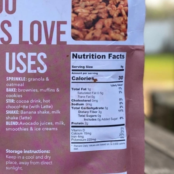 

Bubuk Cokelat Timurasa - Raw Cacao Powder 500g Asli Kakao
