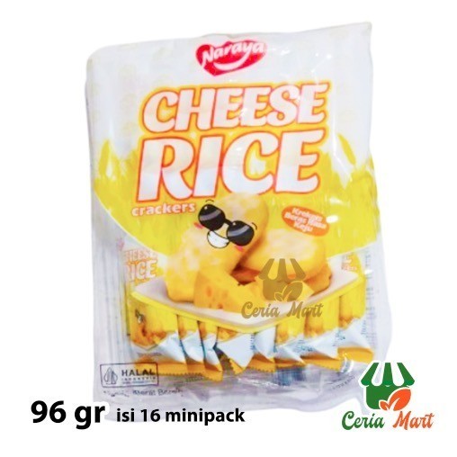 

Naraya Cheese Rice Crackers 96 gr Krekers Beras Rasa Keju Asin Manis