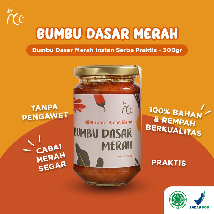 

Promo Terbatas - sukron_86 By NCC Bumbu Dasar Merah Instan 300gr Bumbu Gulai, Balado Padang