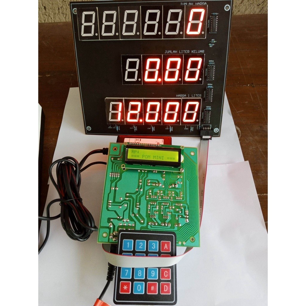 Set CPU Pom Mini Ac Lengkap Adaptor Flow Sensor