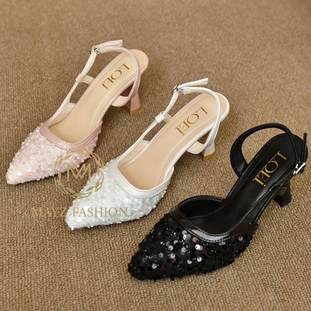 termurah heels wedding pesta elegan mewah wanita 3822