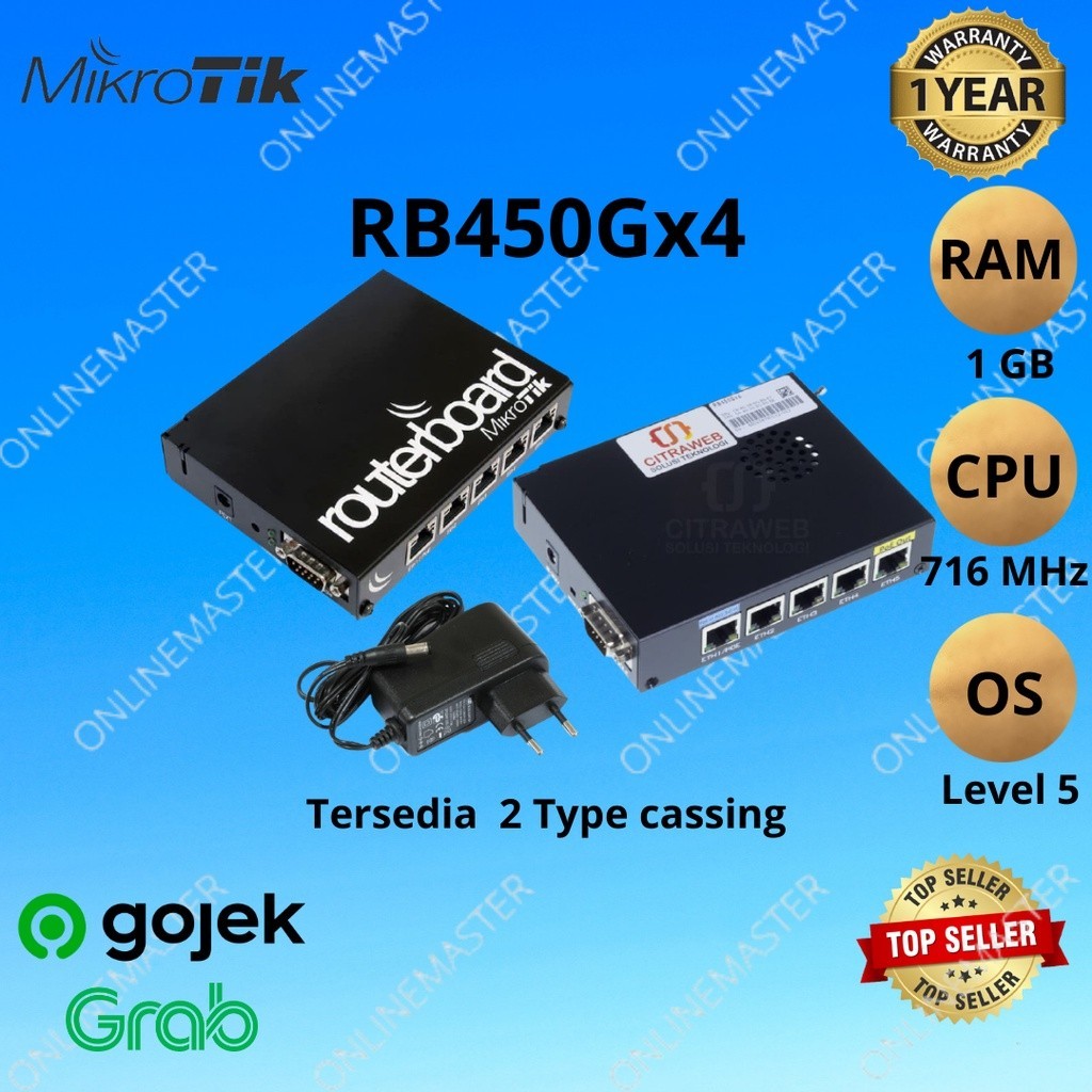 Mikrotik Routerboard RB450Gx4