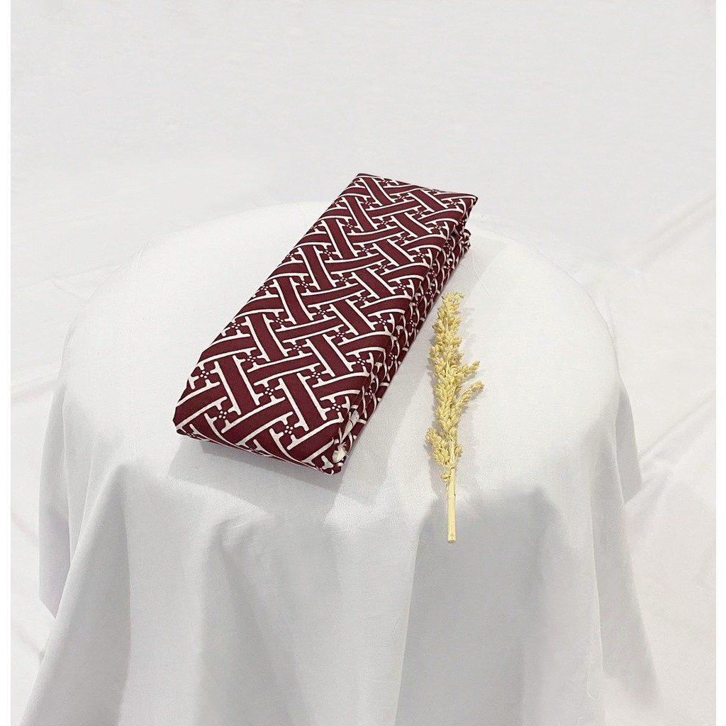 Terlaris Kain Batik Kobata Motif Kombinasi Katun Ukuran Panjang Dasar Kain Batik Meteran