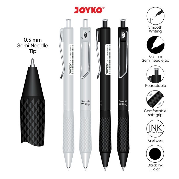 

JOYKO Gel Pen Pulpen Pena GP-377 Maximal Gel 0.5 mm
